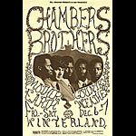 BG # 148A Chambers Brothers Fillmore postcard - blank back BG148A