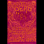 BG # 162 Grateful Dead Fillmore postcard - ad back BG162