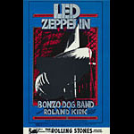 BG # 199 Led Zeppelin Fillmore postcard - ad back BG199