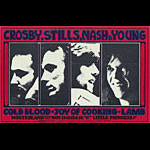 BG # 200 Crosby Stills Nash & Young Fillmore postcard - ad back BG200