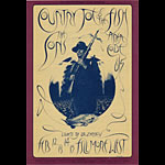 BG # 217 Country Joe and the Fish Fillmore postcard - ad back BG217