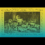 BG # 236 Country Joe and the Fish Fillmore postcard - ad back BG236