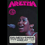 BG # 272 Aretha Franklin Fillmore postcard - ad back BG272