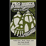 BG # 71 Bo Diddley Fillmore Wednesday - Sunday ticket BG71