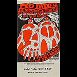 BG # 71 Bo Diddley Fillmore Friday ticket BG71