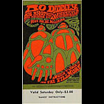 BG # 71 Bo Diddley Fillmore Saturday ticket BG71