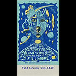 BG # 72 Butterfield Blues Band Fillmore Saturday ticket BG72