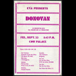 BG # 86alt Donovan Fillmore handbill BG86alt