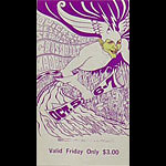 BG # 87 Quicksilver Messenger Service Fillmore Friday ticket BG87