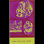 BG # 88 Jefferson Airplane Fillmore Friday ticket BG88