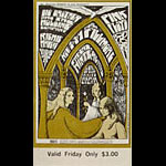 BG # 91 Big Brother & the Holding Co. Fillmore Friday ticket BG91