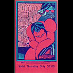 BG # 93 Doors Fillmore Thursday ticket BG93