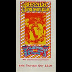 BG # 98 Buffalo Springfield Fillmore Thursday ticket BG98