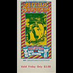BG # 98 Buffalo Springfield Fillmore Friday ticket BG98