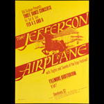 BG # 1-3 Jefferson Airplane Fillmore Poster BG1