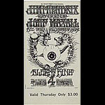 BG # 105 Jimi Hendrix Experience Fillmore Thursday ticket BG105