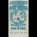 BG # 105 Jimi Hendrix Experience Fillmore Saturday ticket BG105