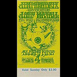 BG # 105 Jimi Hendrix Experience Fillmore Sunday ticket BG105