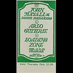 BG # 106 John Mayall & Blues Breakers Fillmore Thursday ticket BG106