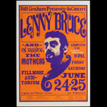 BG # 13-4 Lenny Bruce Fillmore Poster BG13