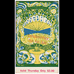 BG # 139 Canned Heat Fillmore Thursday ticket BG139