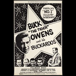 BG # 140A-1 Buck Owens & his Buckaroos Fillmore Poster BG140A