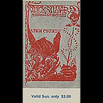 BG # 144 Quicksilver Messenger Service Fillmore Sunday ticket BG144