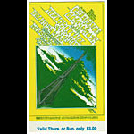 BG # 164 Creedence Clearwater Revival Fillmore Thursday - Sunday ticket BG164