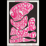 BG # 17-3 Jefferson Airplane Fillmore Poster BG17