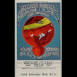 BG # 171 Jefferson Airplane Fillmore Saturday ticket BG171