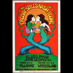 BG # 194-1 Crosby Stills Nash & Young Fillmore Poster BG194