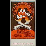 BG # 194 Crosby Stills Nash & Young Fillmore Thursday - Sunday ticket BG194