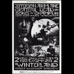 BG # 197-1 Jefferson Airplane Fillmore Poster BG197