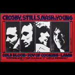 BG # 200-1 Crosby Stills Nash & Young Fillmore Poster BG200