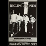 BG # 202-1 Rolling Stones Fillmore Poster BG202