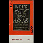 BG # 212 B.B. King Fillmore Friday ticket BG212