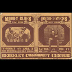 BG # 215A Moody Blues Fillmore postcard - blank back BG215A
