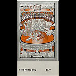 BG # 248 Santana Fillmore Friday ticket BG248