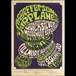 BG # 4-1 Jefferson Airplane Fillmore Poster BG4