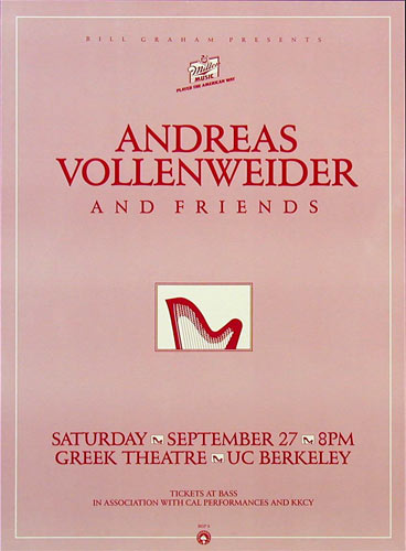 Andrea Vollenweider 1986 BGP5 Poster