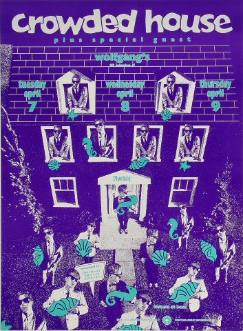 Crowded House 1987 BGP9 Poster