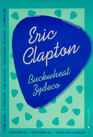 Eric Clapton 1988 BGP26 Poster