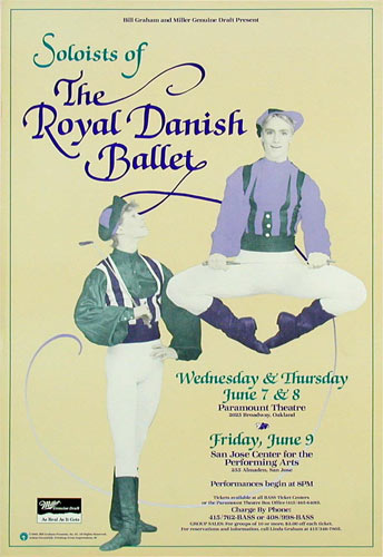 The Royal Danish Ballet 1989 BGP32 Poster