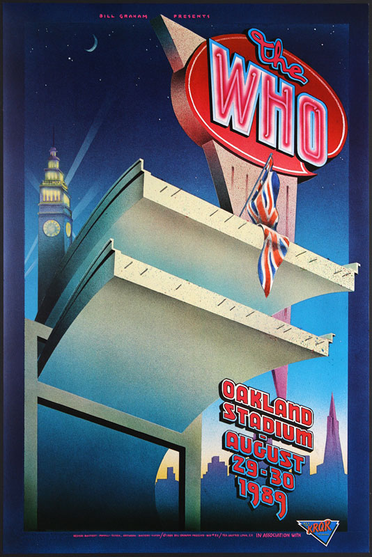 The Who 1989 BGP32a Poster