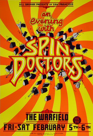 Spin Doctors 1993 Warfield BGP71 Poster