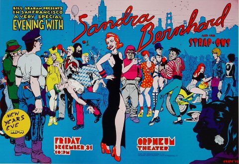 Sandra Bernhard and The Strap - Ons 1993 BGP91 Poster