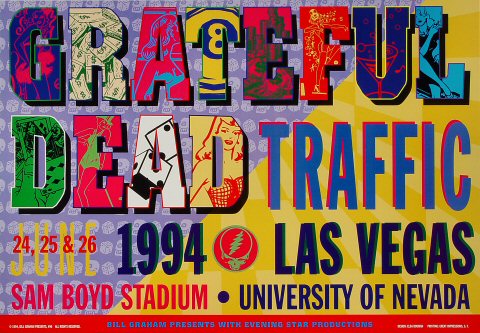 Grateful Dead 1994 BGP96 Poster