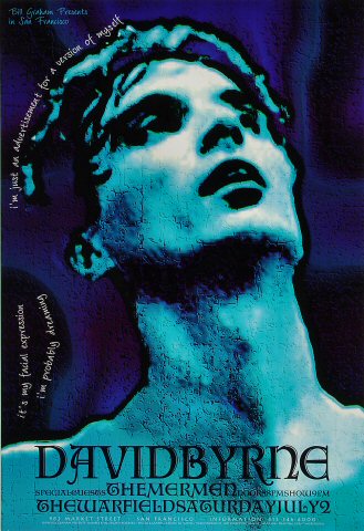 David Byrne 1994 Warfield BGP97 Poster