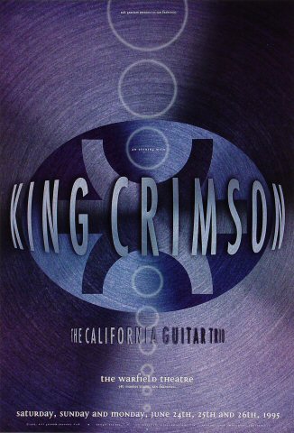 King Crimson 1995 Warfield BGP118 Poster