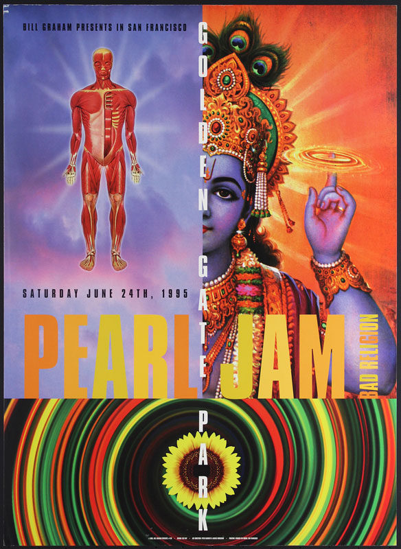 Pearl Jam 1995 BGP120 Poster